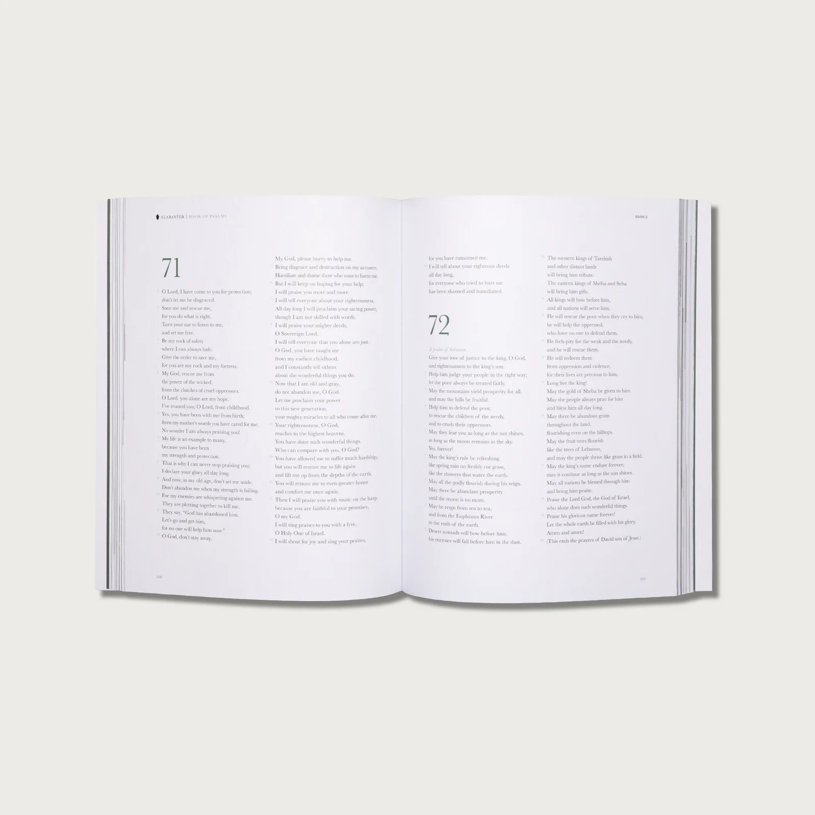 Alabaster // The Book of Psalms - passion resources