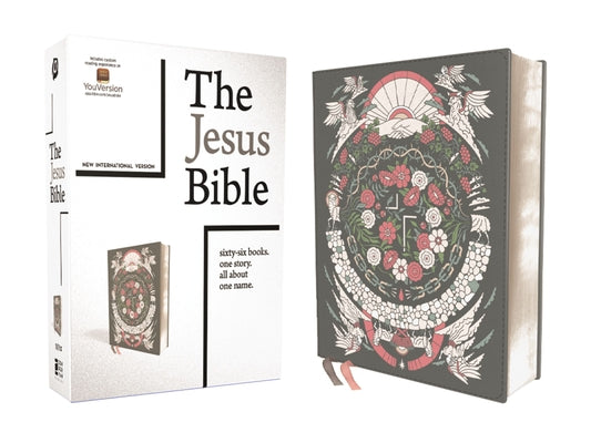 The Jesus Bible - NIV - Artist Edition Leather (Joshua Noom) Gray - passion resources