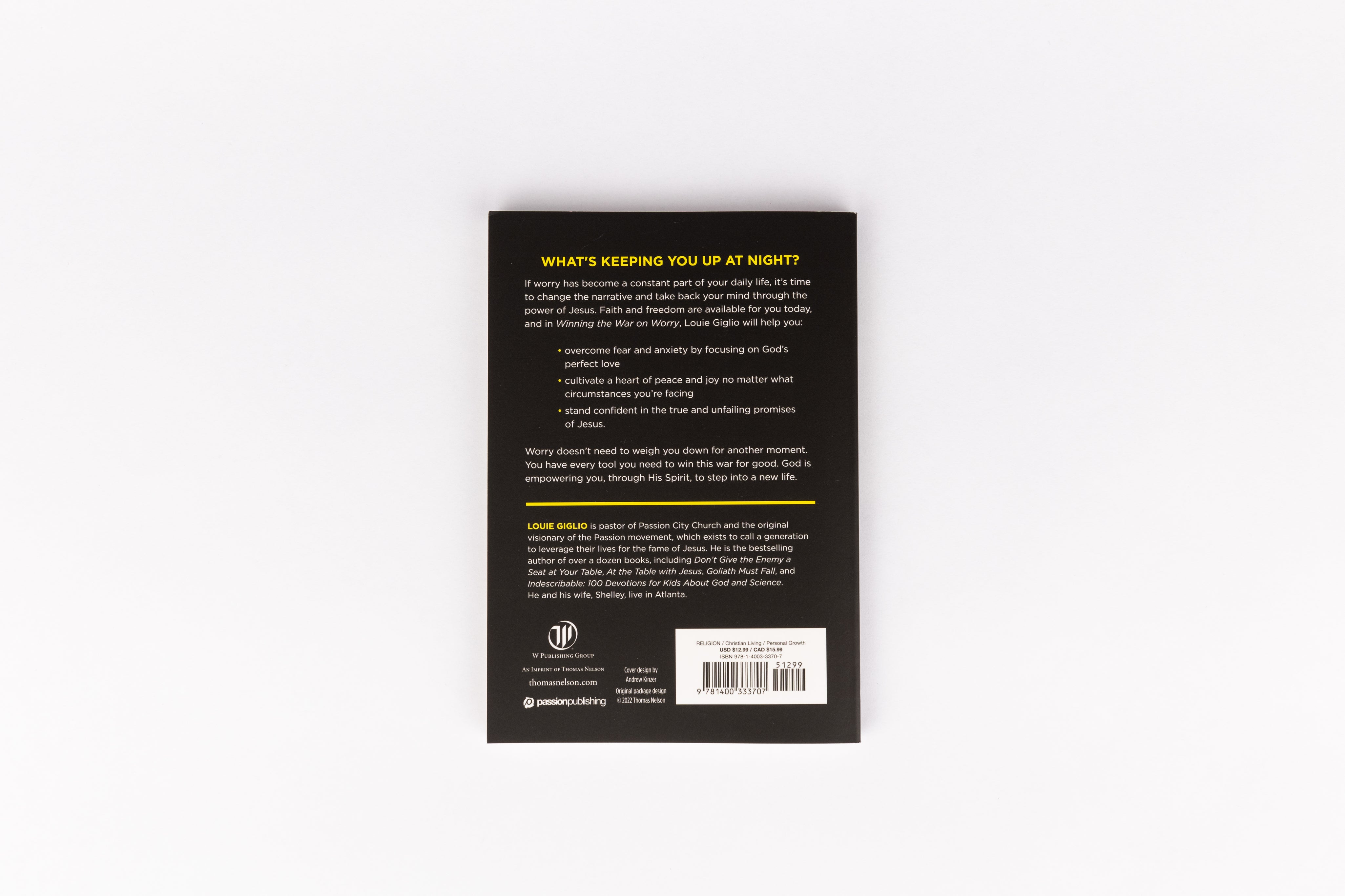 Winning the War on Worry - passion resources