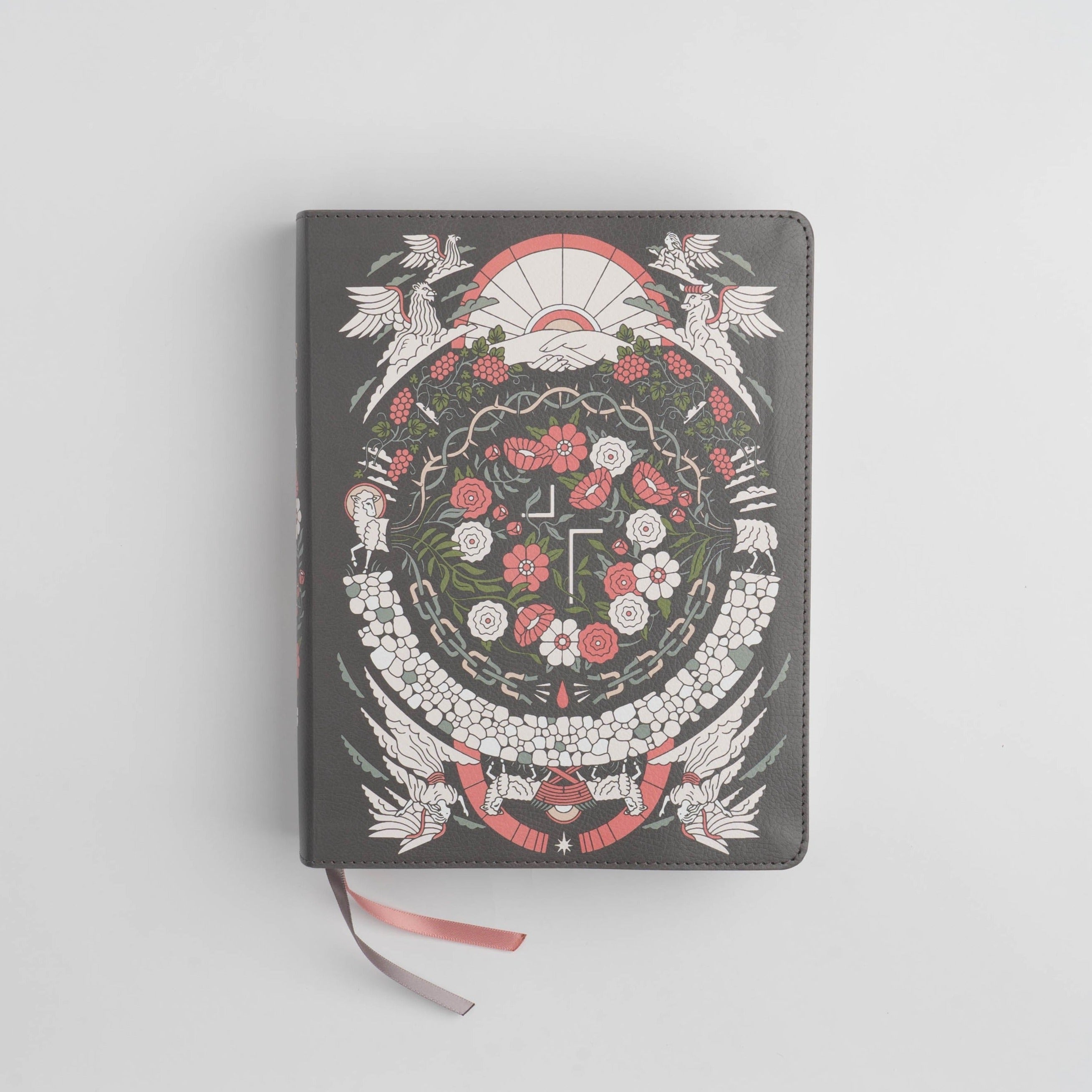 The Jesus Bible - NIV - Artist Edition Leather (Joshua Noom) Gray - passion resources