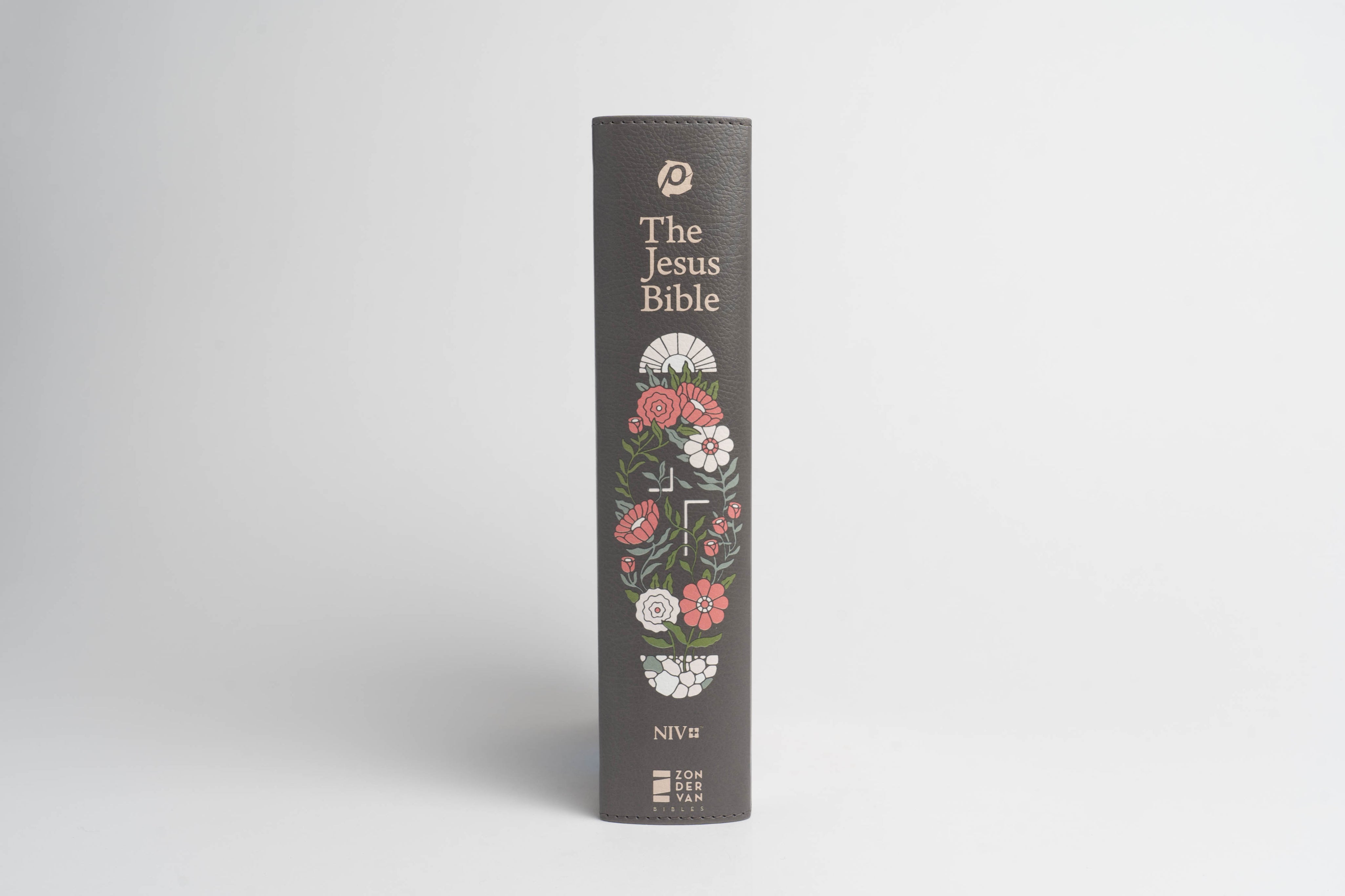 The Jesus Bible - NIV - Artist Edition Leather (Joshua Noom) Gray - passion resources