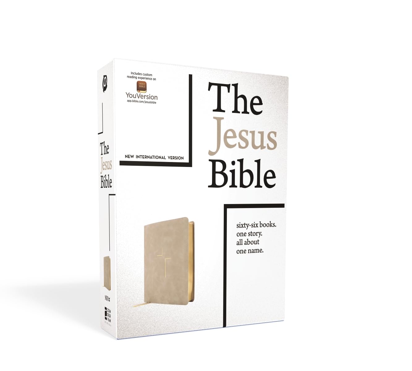 The Jesus Bible - NIV - Stone Leathersoft // Pre-Order