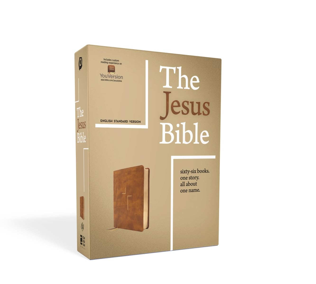 The Jesus Bible - ESV - Tan Leathersoft // Pre-Order