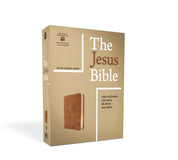 The Jesus Bible - Tan Leathersoft (ESV) + Free copy of Waiting Here for You