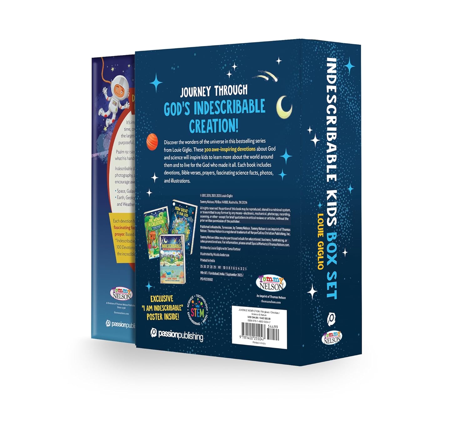 Indescribable Kids Box Set: Includes 3 Devotionals About God and Science! // Louie Giglio