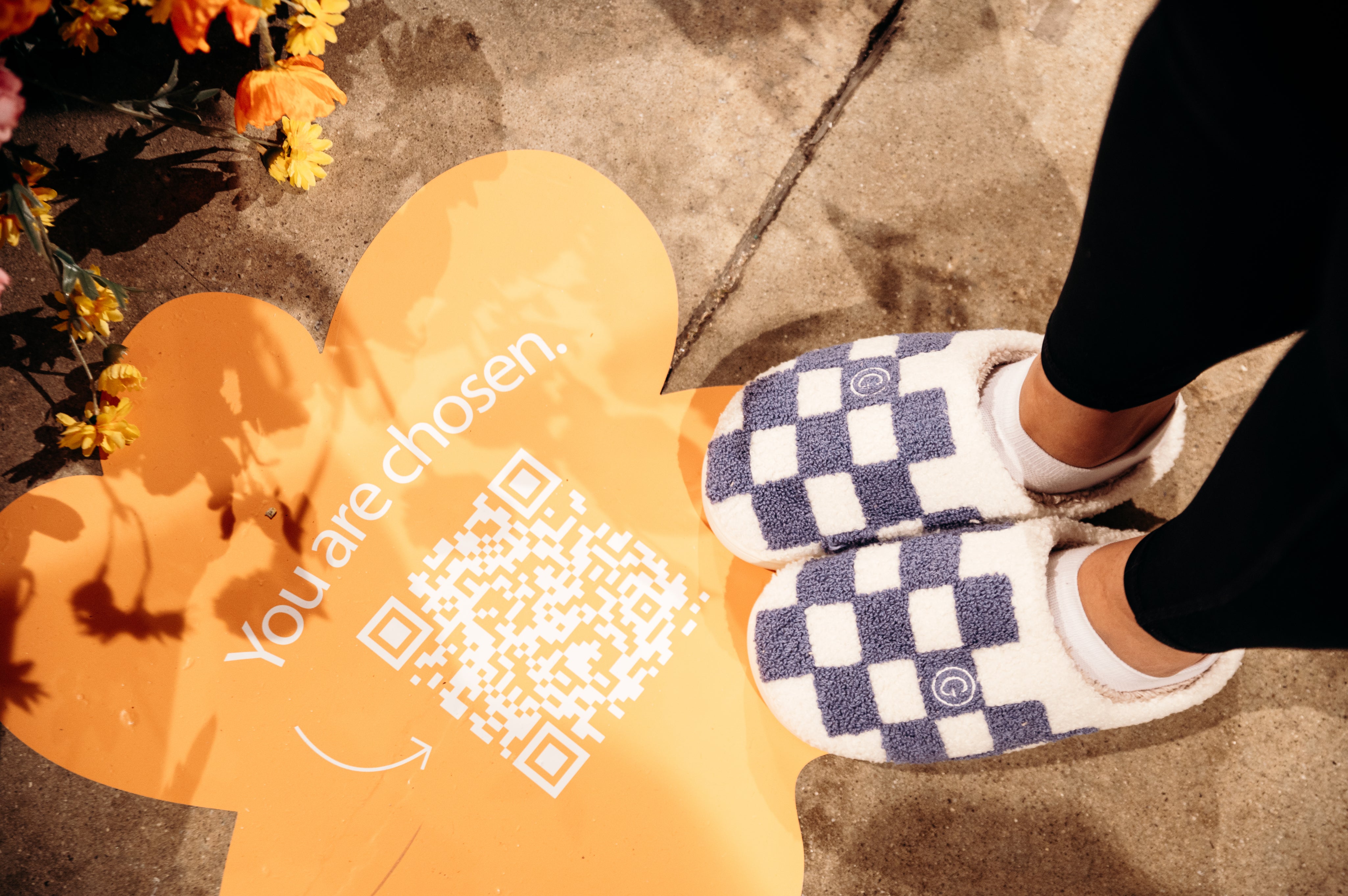 Blue Checkered Grove Slippers - passion resources