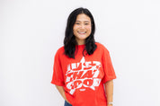 Just That Good Tee // Poppy Red // Oversized Boxy Tee