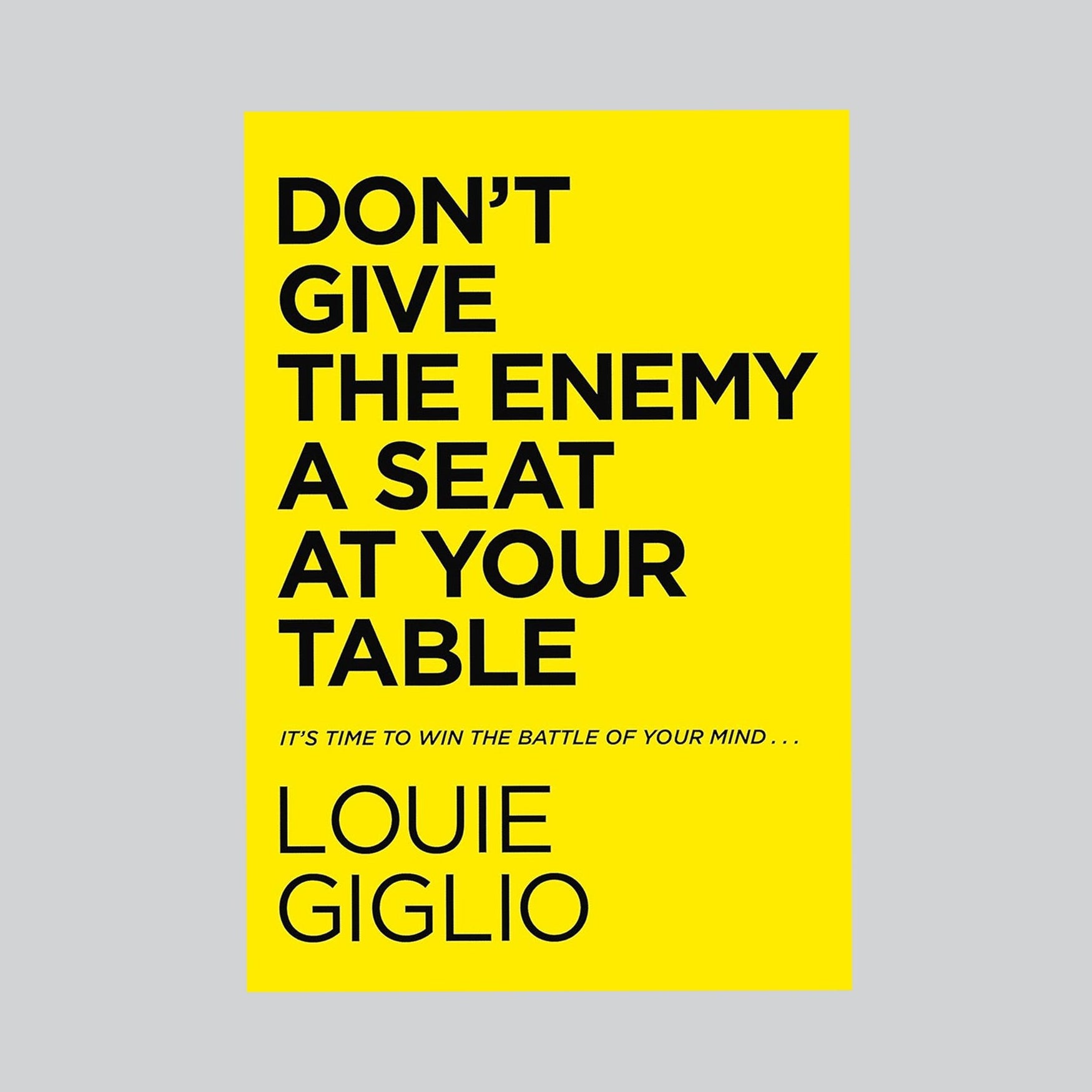 Don't Give The Enemy a Seat at Your Table // Louie Giglio - passion resources