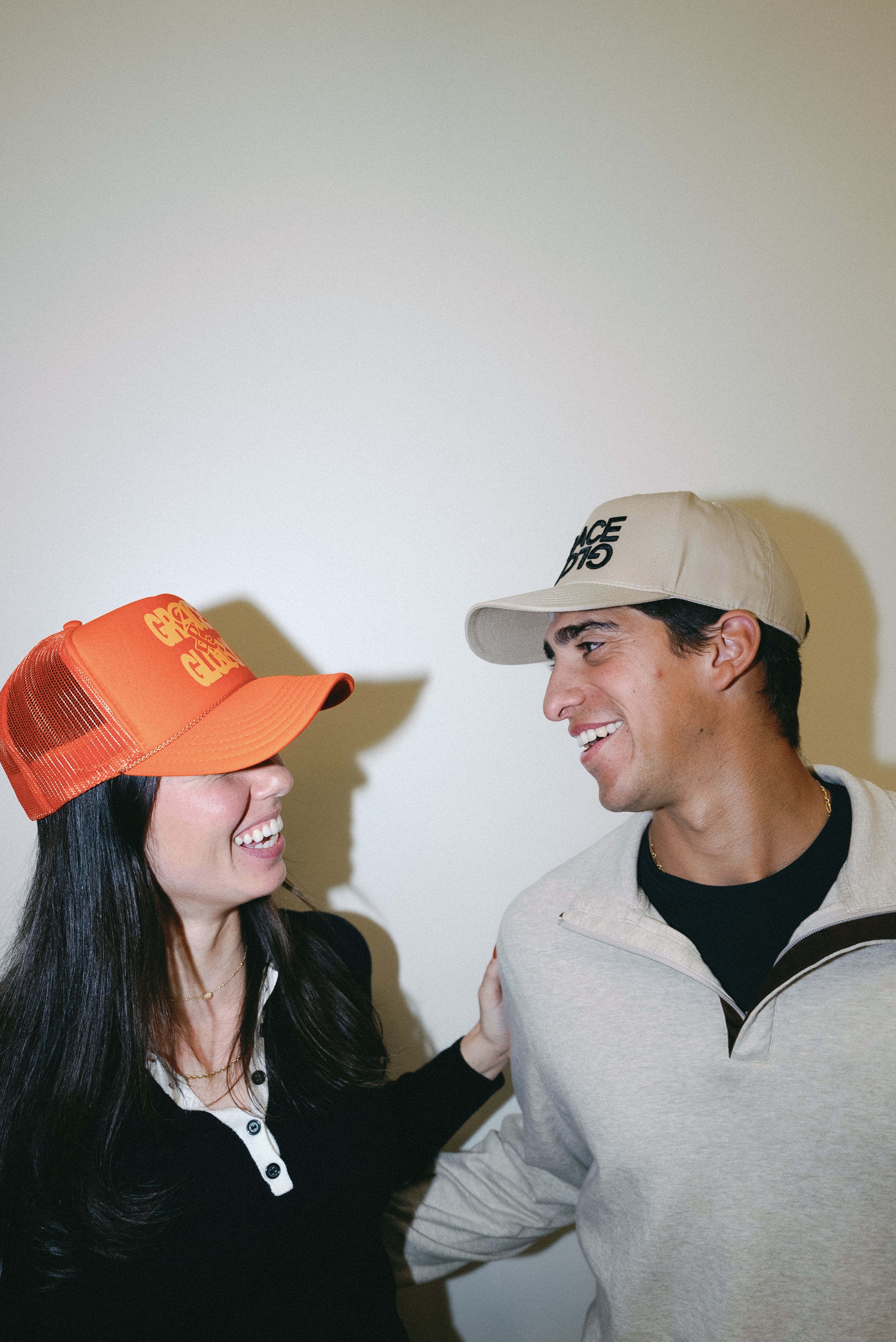 Grace & Glory Khaki Trucker Hat