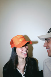 Grace & Glory Orange Trucker Hat