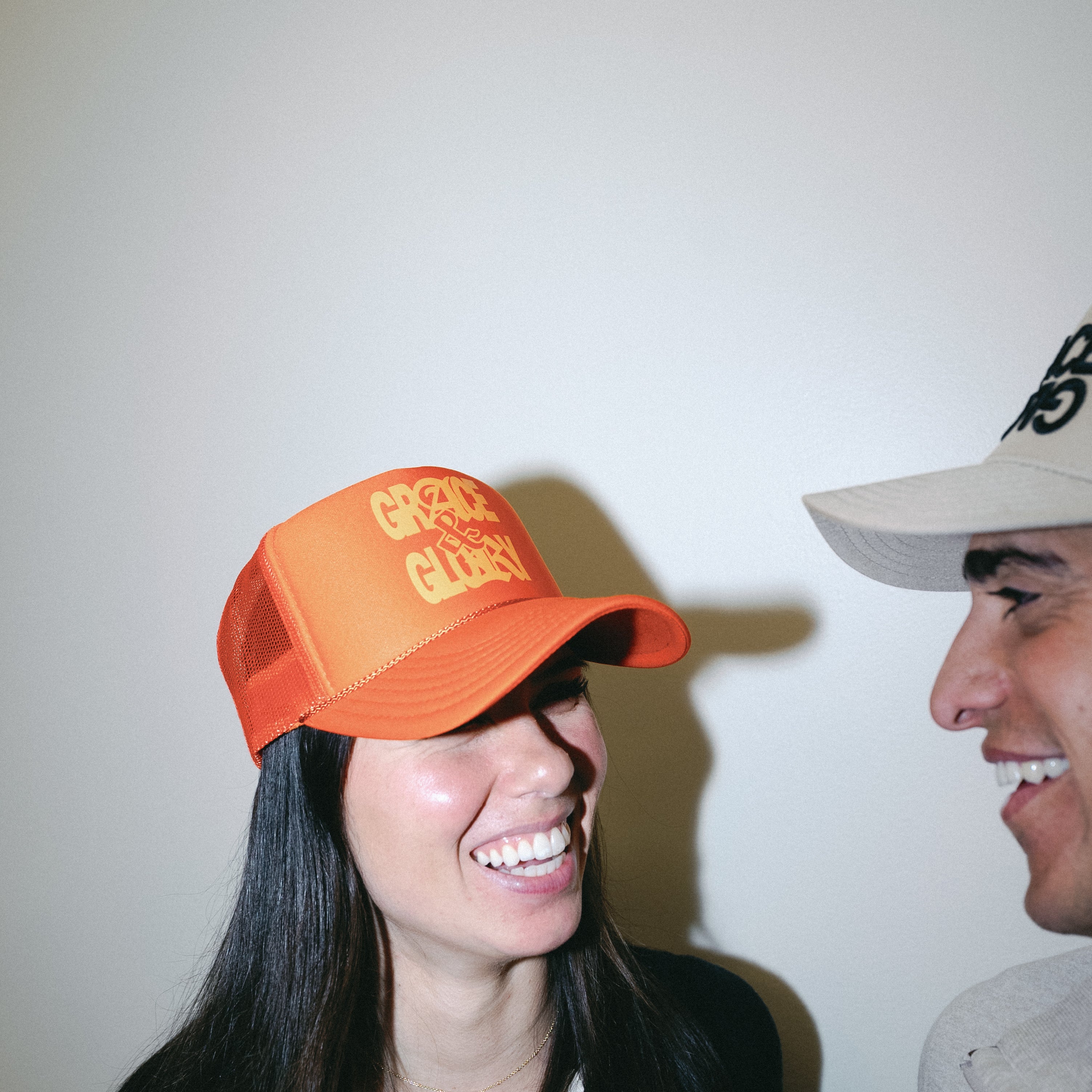 Grace & Glory Orange Trucker Hat - passion resources