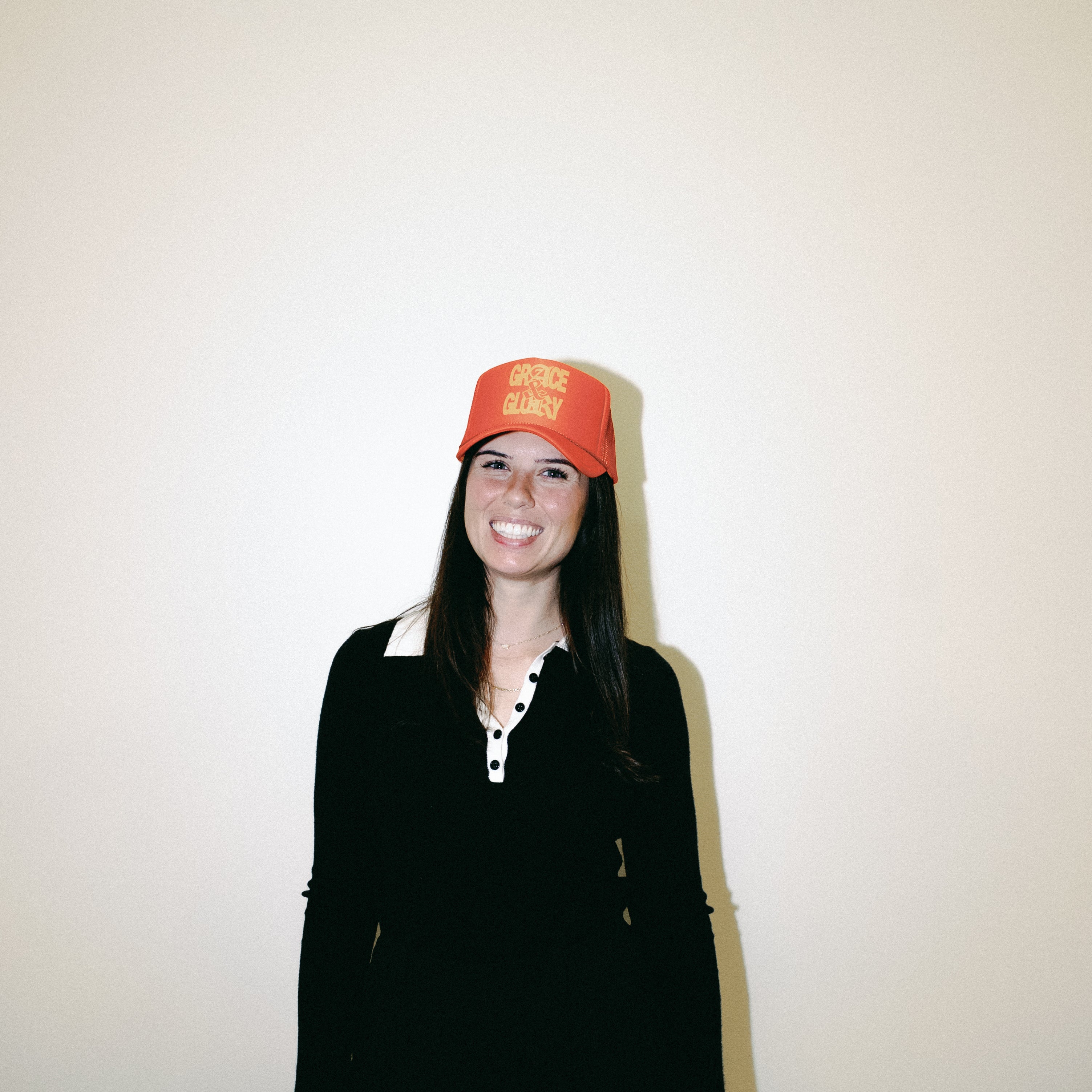 Grace & Glory Orange Trucker Hat - passion resources