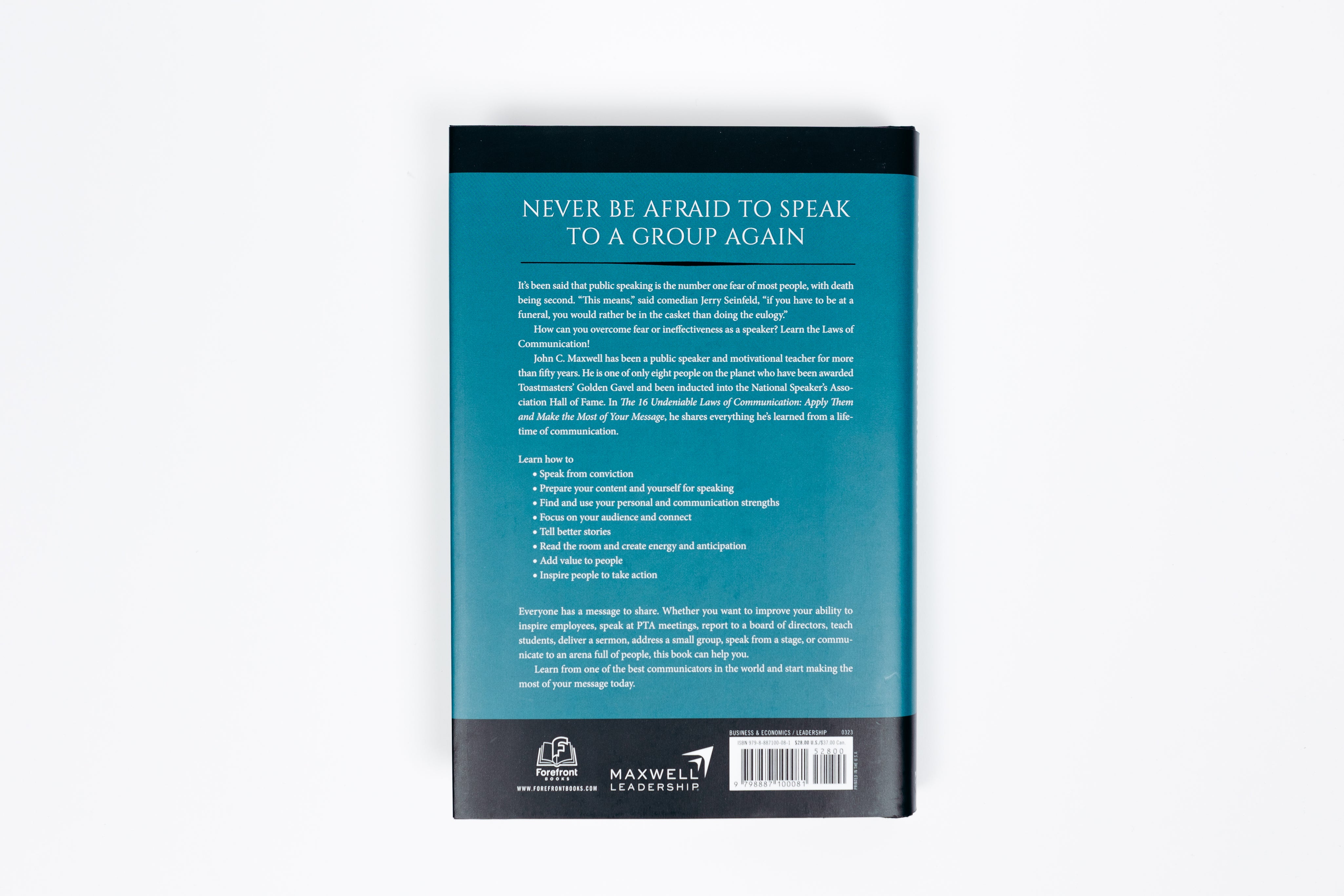 The 16 Undeniable Laws of Communication: Apply Them and Make the Most of Your Message [John Maxwell] - passion resources