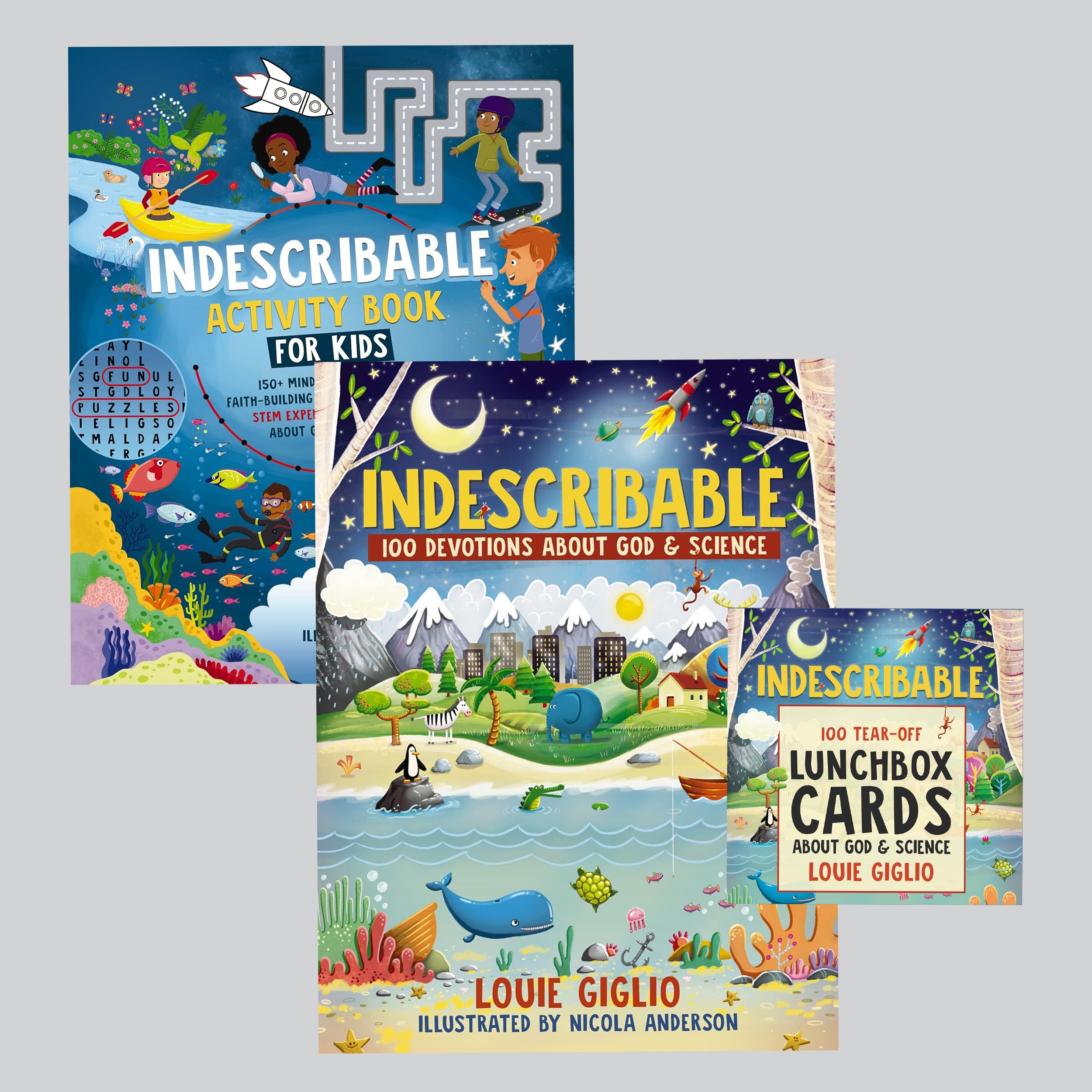 Indescribable Kids Bundle  | Indescribable + Activity Book + Lunchbox Cards - passion resources
