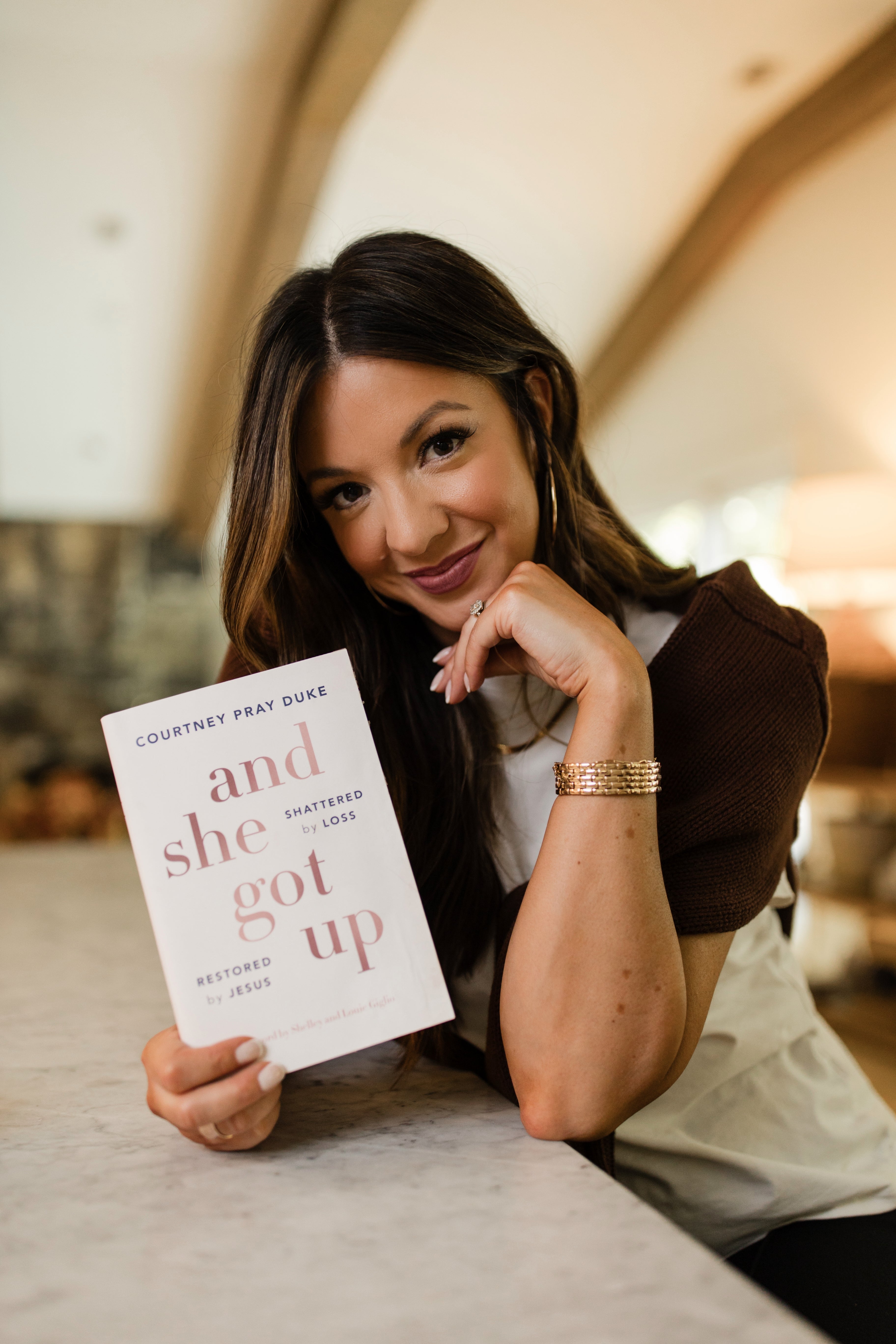 And She Got Up: Shattered by Loss, Restored by Jesus // Courtney Pray Duke // Pre-Order - Passion Resources