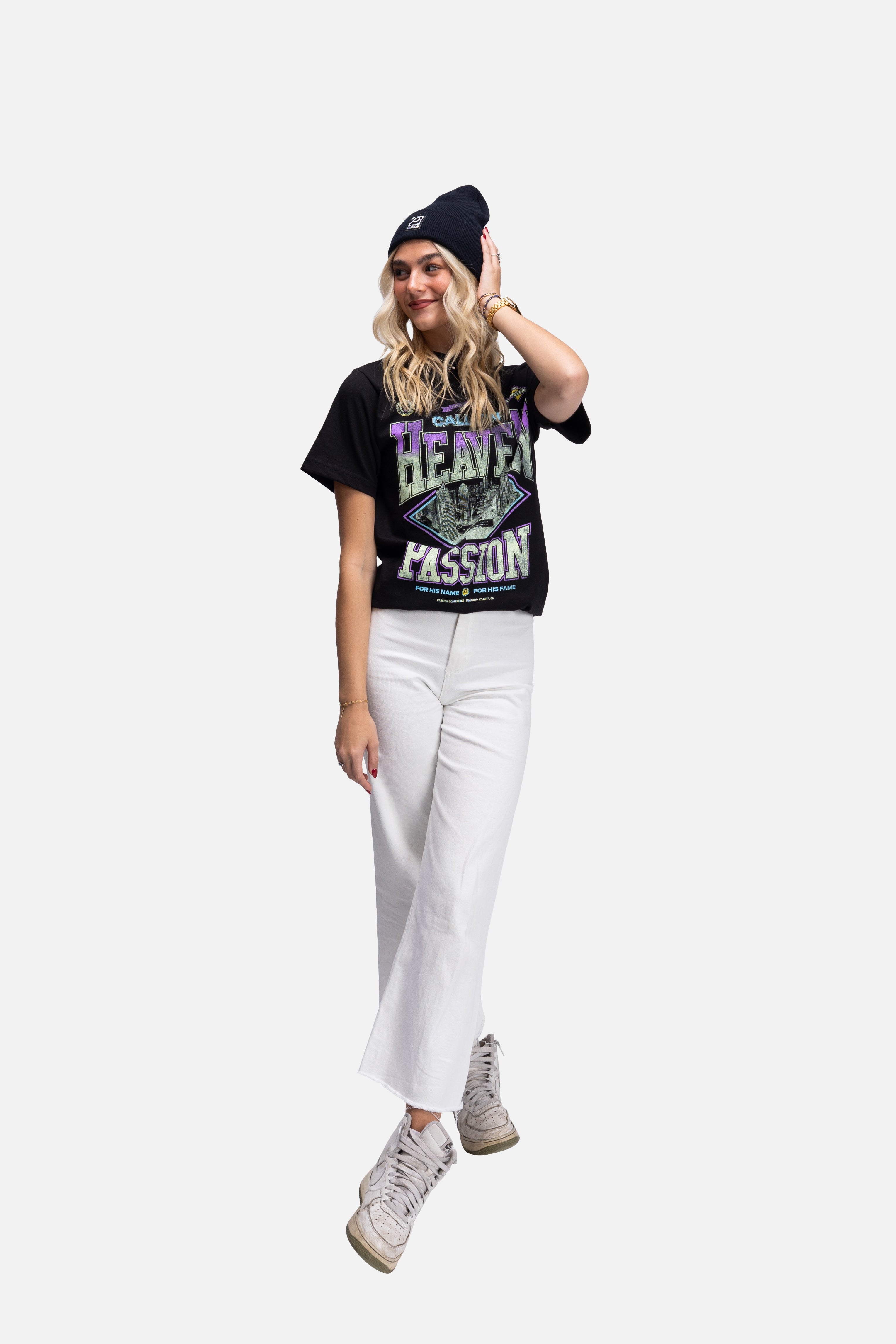Call on Heaven Black City Tee - passion resources