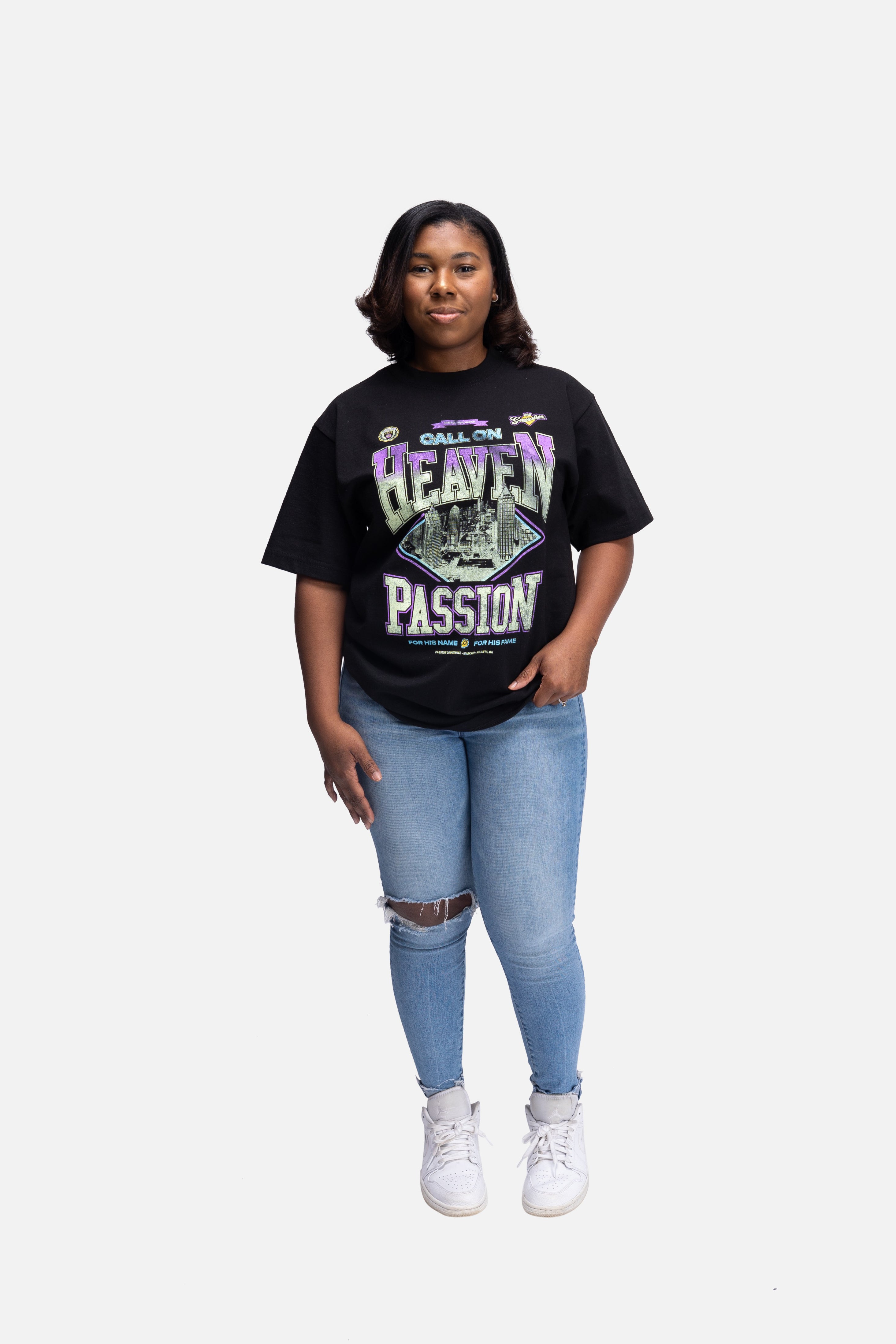Call on Heaven Black City Tee - passion resources