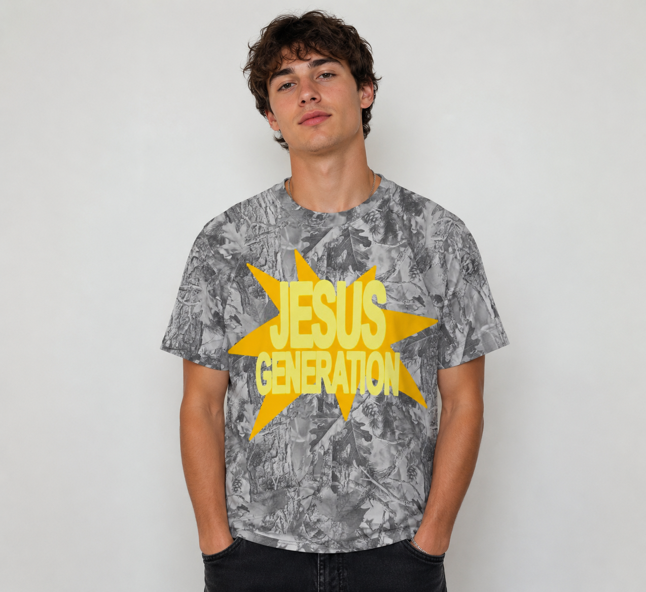 Jesus Gen Camo Tee