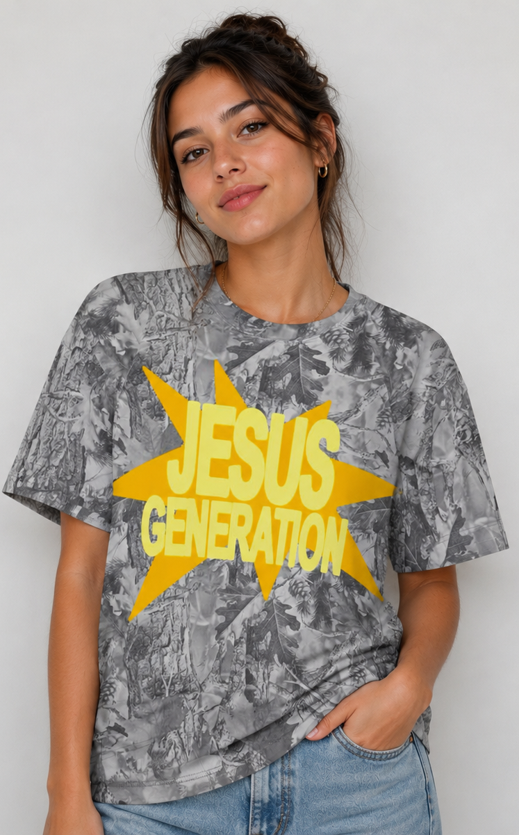 Jesus Gen Camo Tee