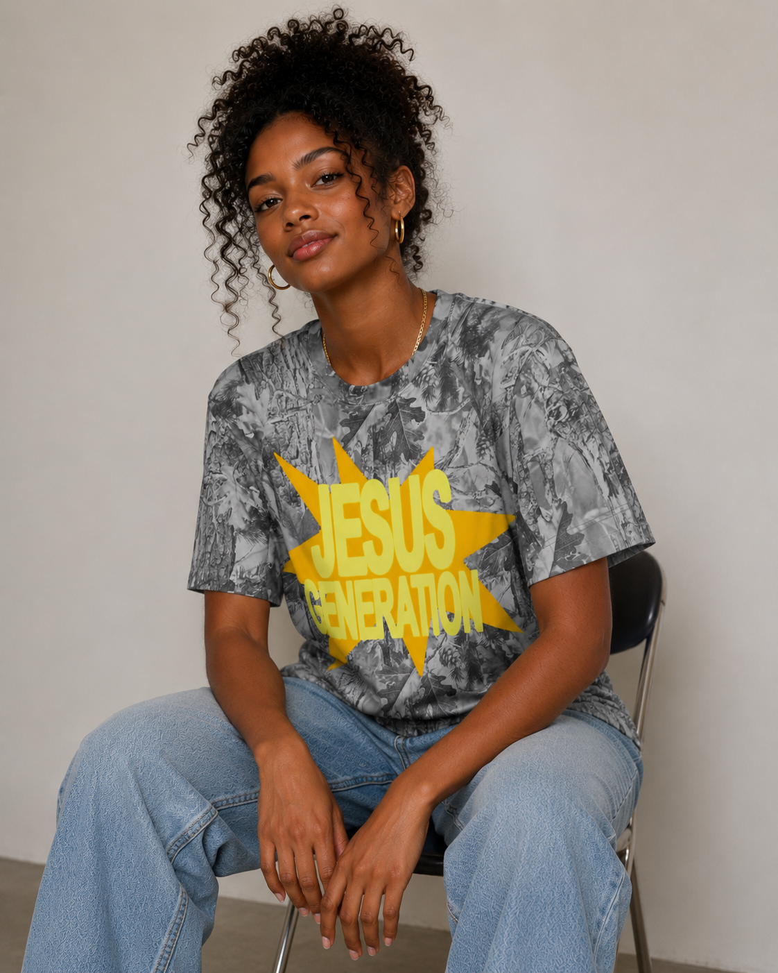 Jesus Gen Camo Tee