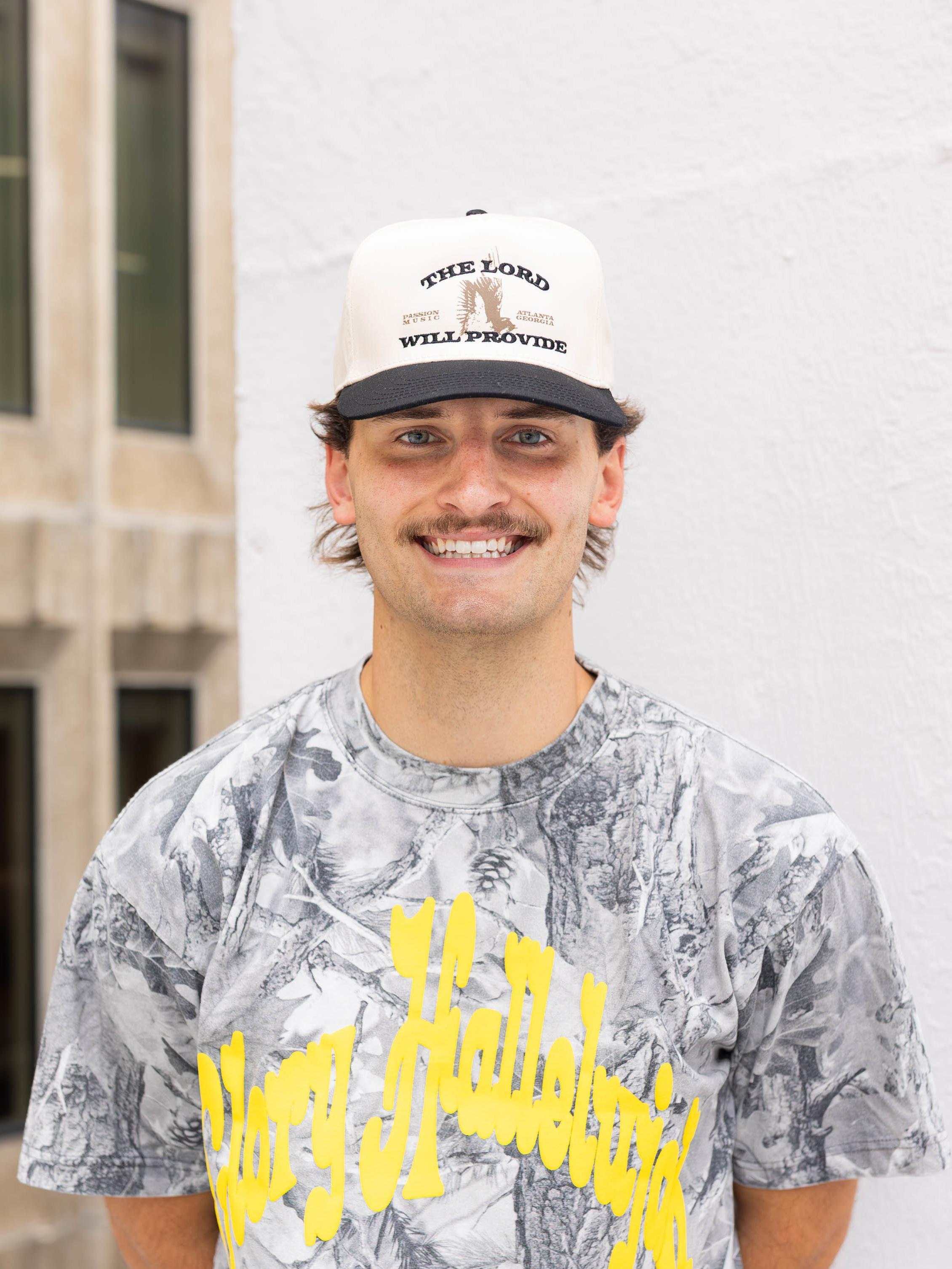 The Lord Will Provide- Black Trucker Hat