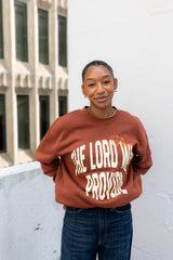 The Lord Will Provide Crew - Brown