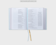 The Jesus Bible - NIV - Blue Leathersoft Hardcover // Pre-Order