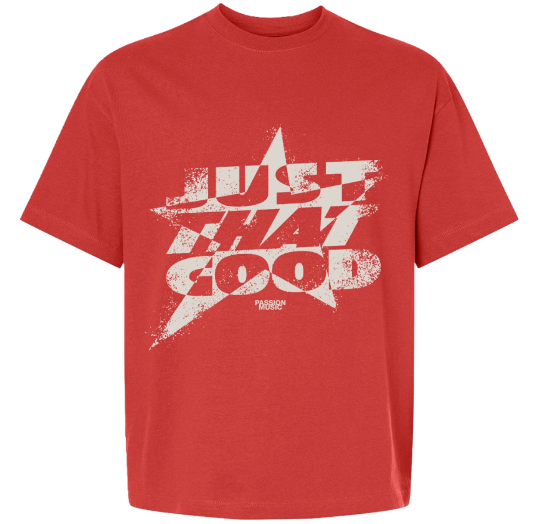 Just That Good Tee // Poppy Red // Oversized Boxy Tee