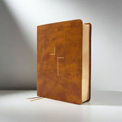 The Jesus Bible - Tan Leathersoft (NIV) + Free copy of Waiting Here for You
