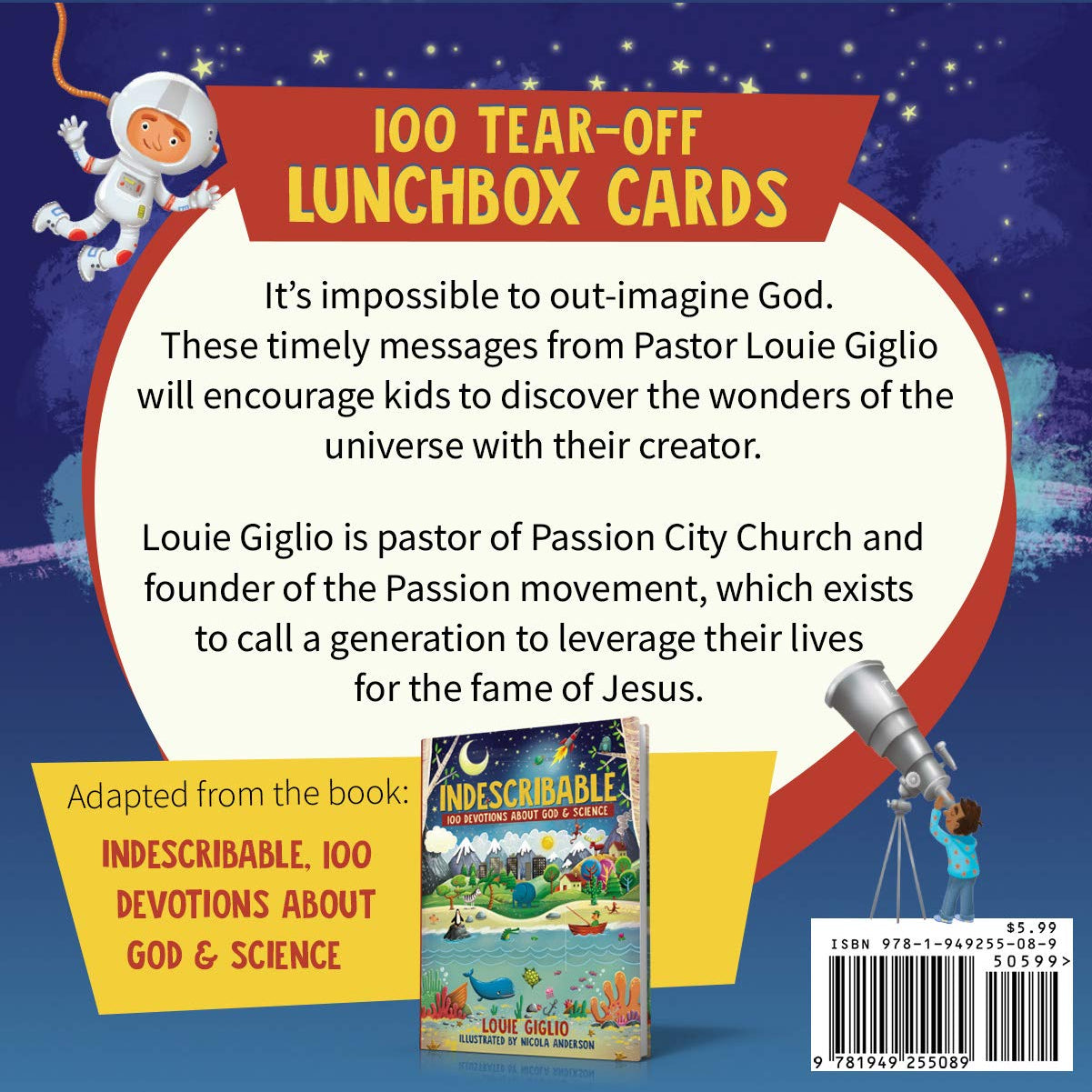 Indescribable Lunchbox Cards - Louie Giglio - passion resources
