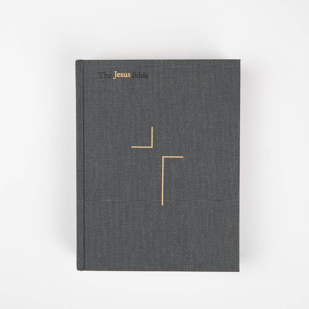The Jesus Bible - ESV - Charcoal Linen - passion resources