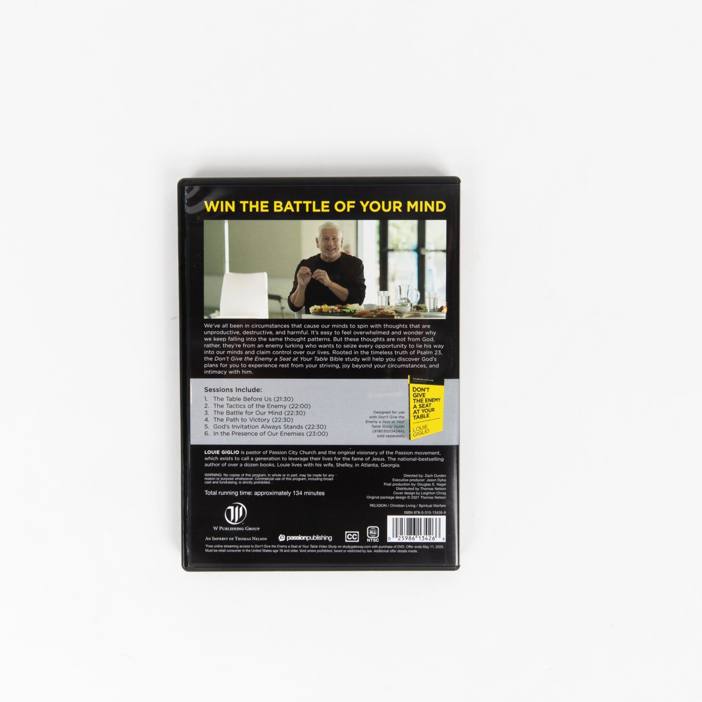 Don't Give The Enemy a Seat at Your Table Study (DVD) - Louie Giglio - passion resources