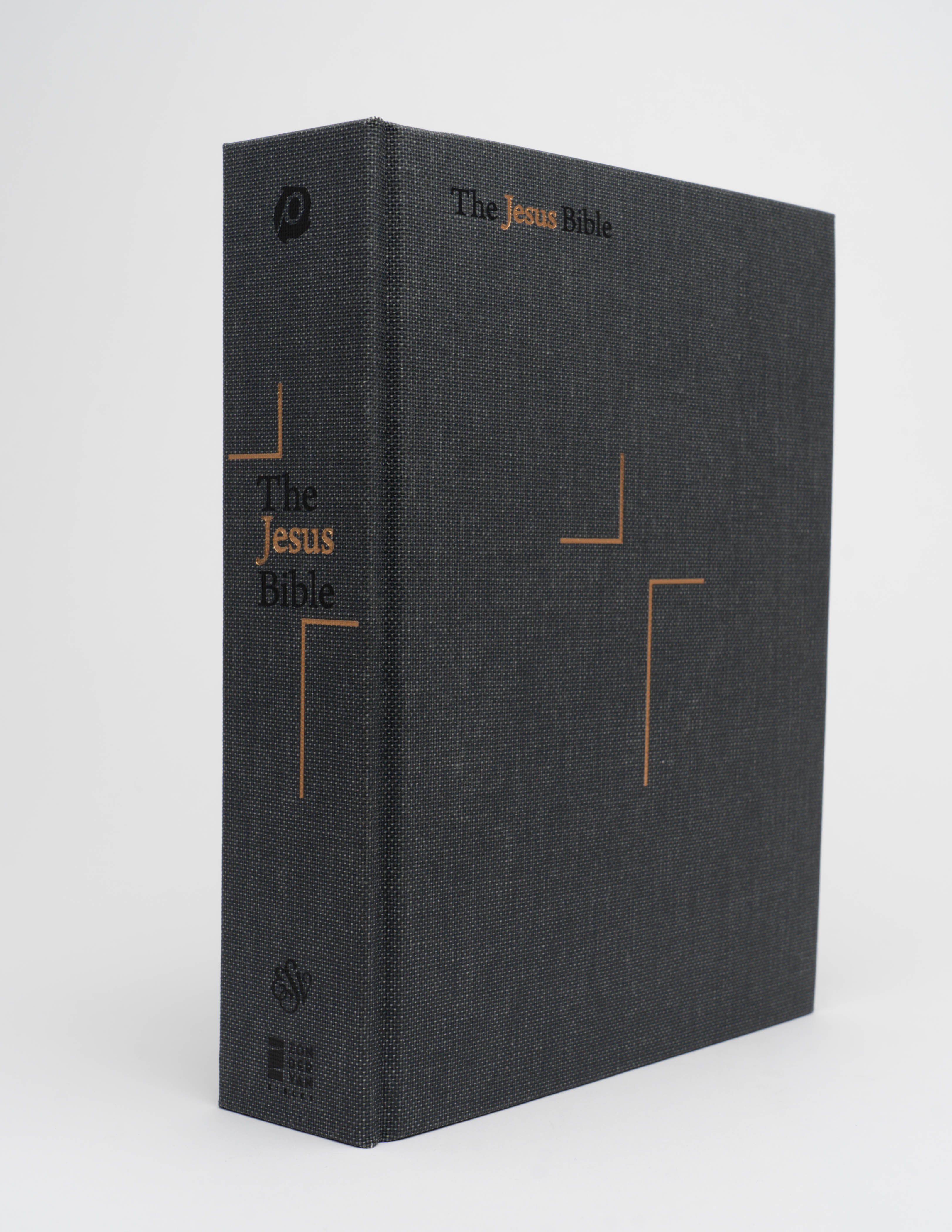 The Jesus Bible - ESV - Charcoal Linen - passion resources