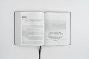 The Jesus Bible - ESV - Charcoal Linen - passion resources