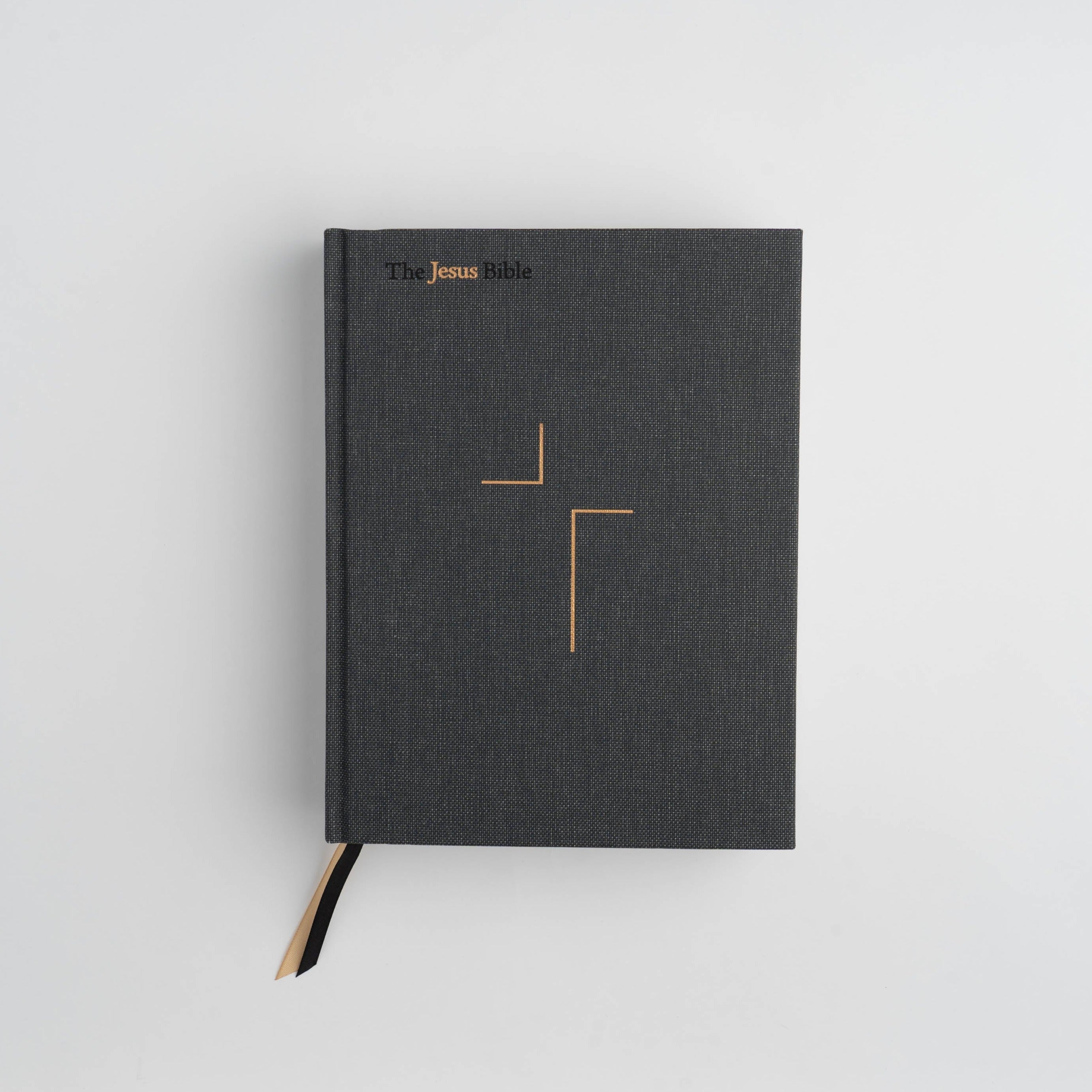 The Jesus Bible - ESV - Charcoal Linen - passion resources