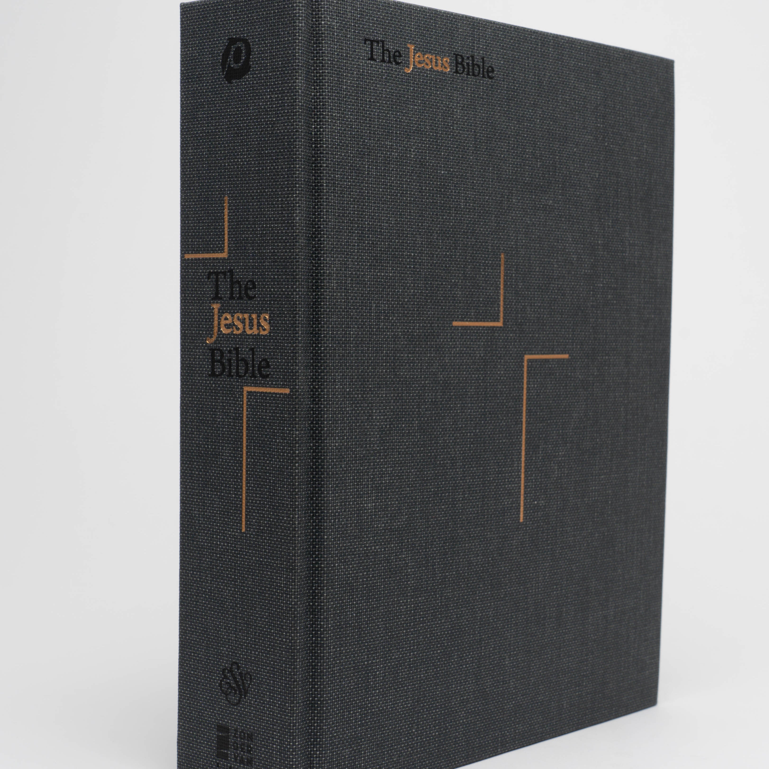 The Jesus Bible - ESV - Charcoal Linen - passion resources