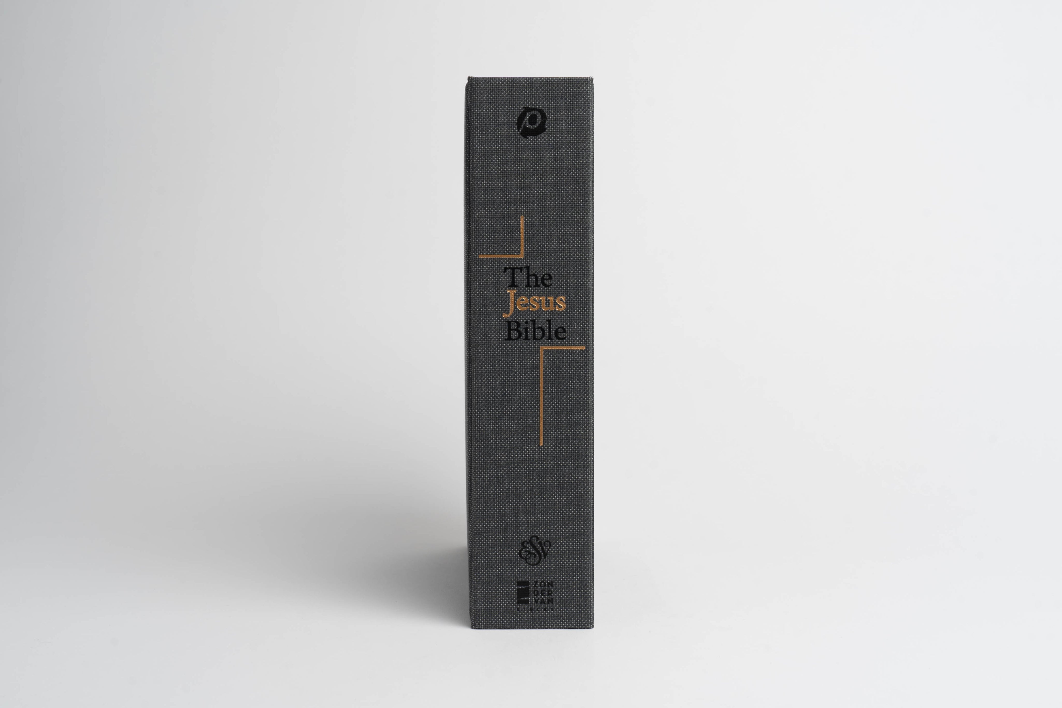 The Jesus Bible - ESV - Charcoal Linen - passion resources