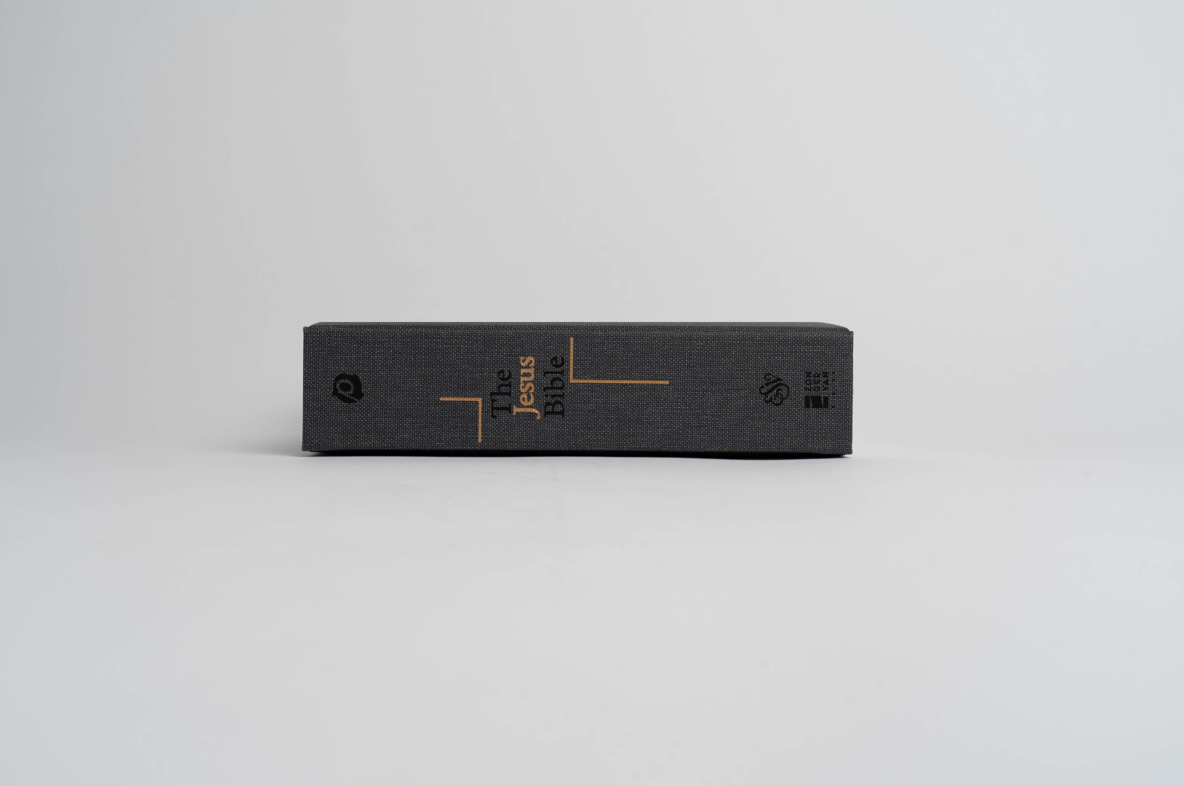 The Jesus Bible - ESV - Charcoal Linen - passion resources