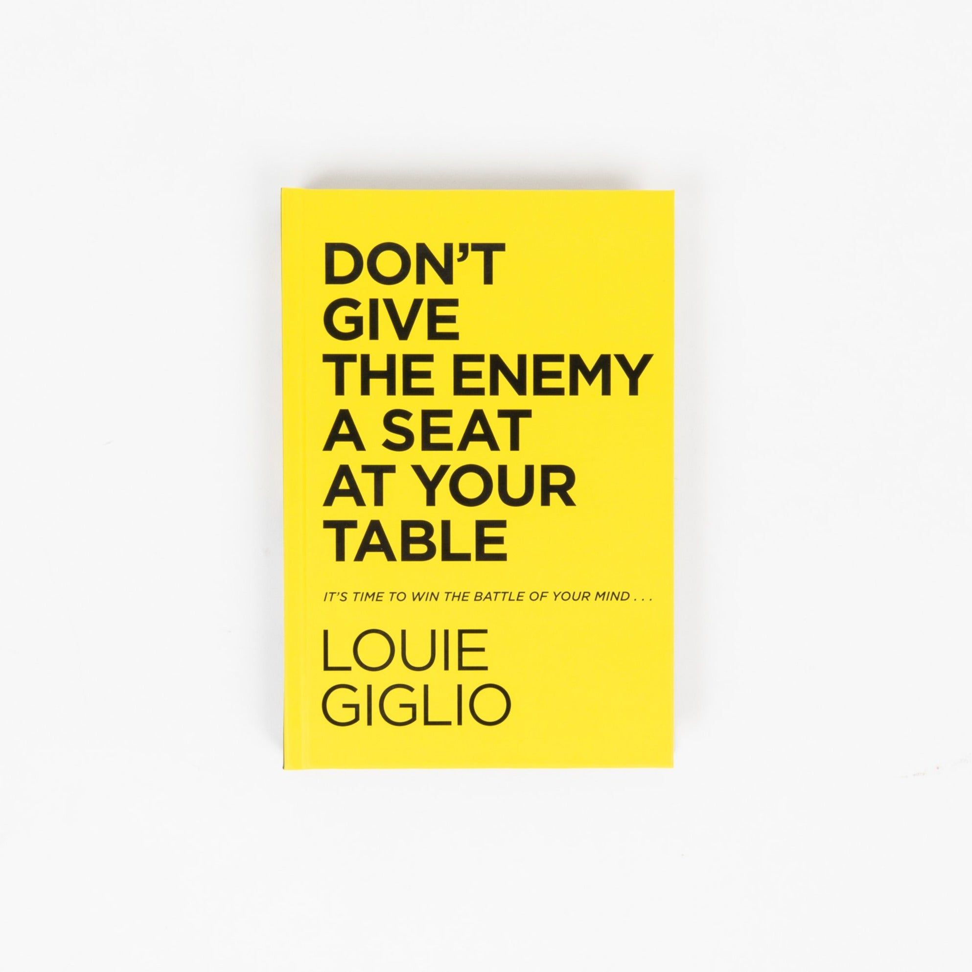 Don't Give The Enemy a Seat at Your Table - Louie Giglio - passion resources